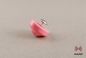 Forma dura rosada de la flor de la etiqueta de EAS RFID compatible con el separador magnético estupendo proveedor